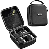 Hard Case for Nikon 7576 MONARCH 5 8x42 Binocular - EVA Travel Shell | Shockproof EVA hard shell, fits Nikon Monarch 5 8x42, water-resistant travel storage, interior accessory mesh pocket, black