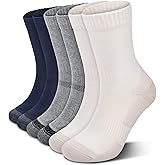 ACTINPUT 3 Pairs Merino Wool Hiking Socks Warm Thermal All Seasons Cushioned Moisture Wicking Socks for Women & Men
