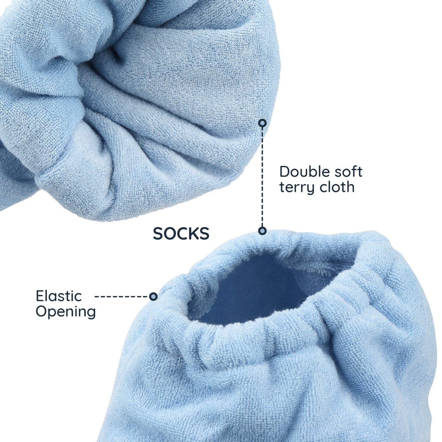 Paraffin Wax Mitts for Hand and Feet, Segbeauty Paraffin Bath Mitts and Booties with Double Terry Clothes, Snug Elastic Opening Paraffin Wax Glove and Bootie for Thermal Treatment, Wax Machine: Beauty
