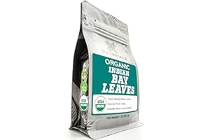 SPICE PROFILE USDA Organic Bay Leaves, Lab Tested for Heavy Metals, Resealable 1oz Pouch, Tej Patta, Hojas de Laurel