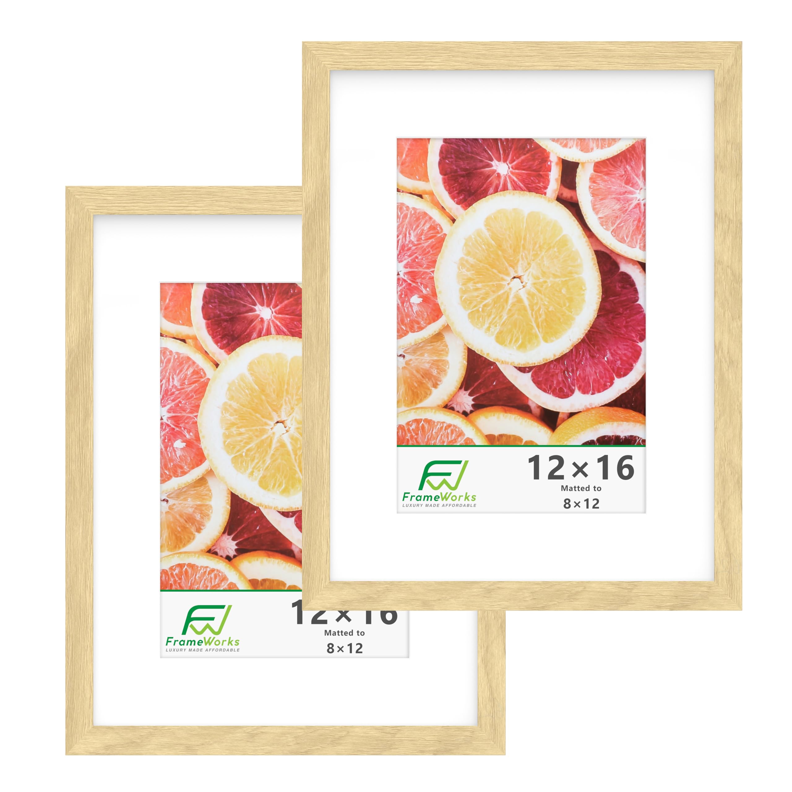 FrameWorks 2-Pack, 12x16 Matted to 8x12 Picture