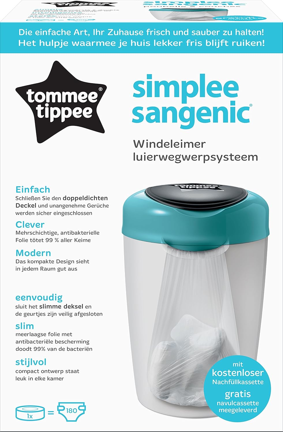 simplee sangenic tommee tippee