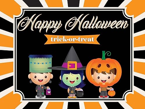 Amazon Com Custom Happy Halloween Banner Sizes Kids Halloween