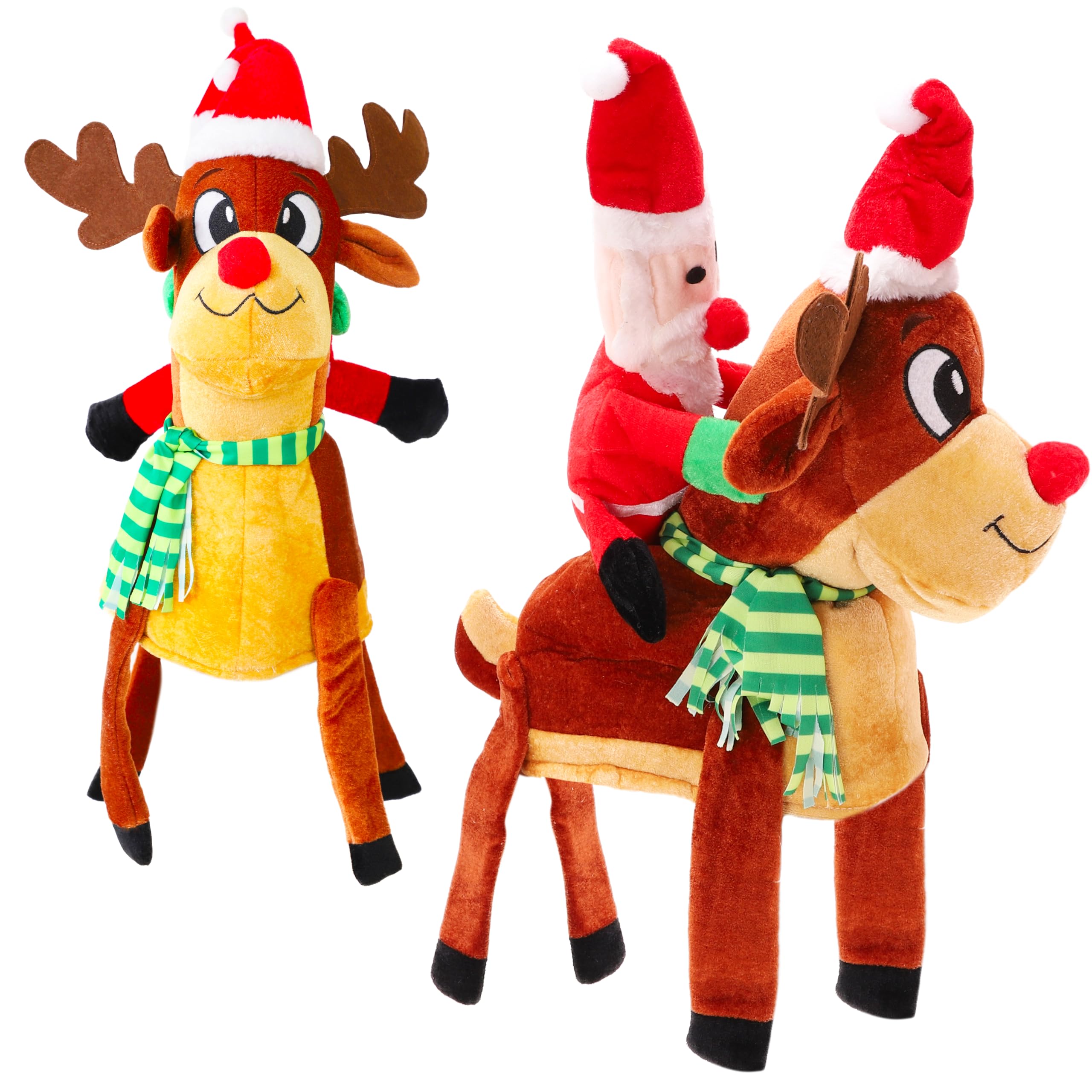 Toyland® Novelty Christmas Hat - Funny Xmas Fancy Dress Hats (Reindeer Hat)