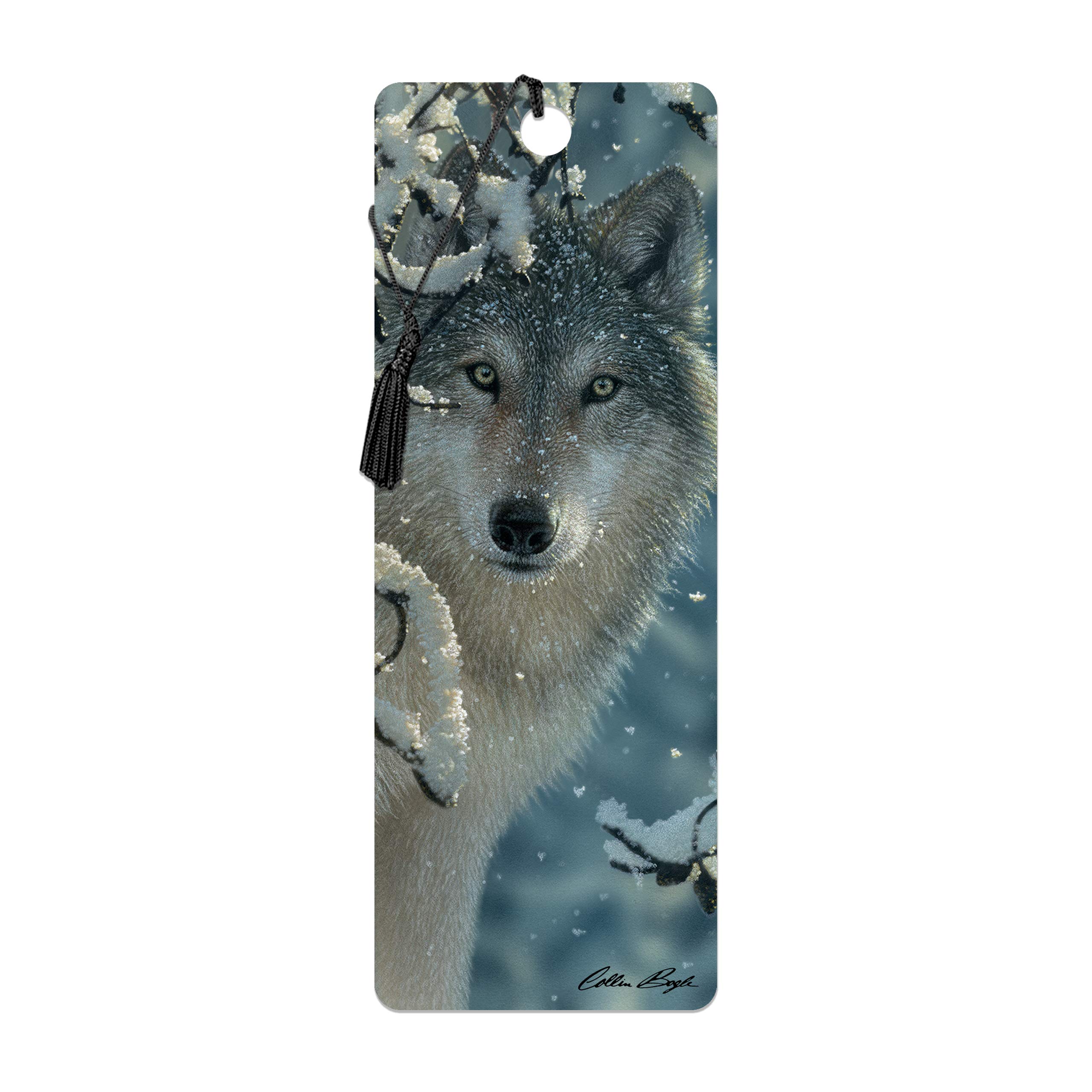 3D LiveLife Bookmark - Broken Silence from Deluxebase. Cute Lenticular Wolf Page Marker. Animal Themed Accessories for Book Lovers. Small Gifts for Men, Women, Writers and Teachers. โ image 1