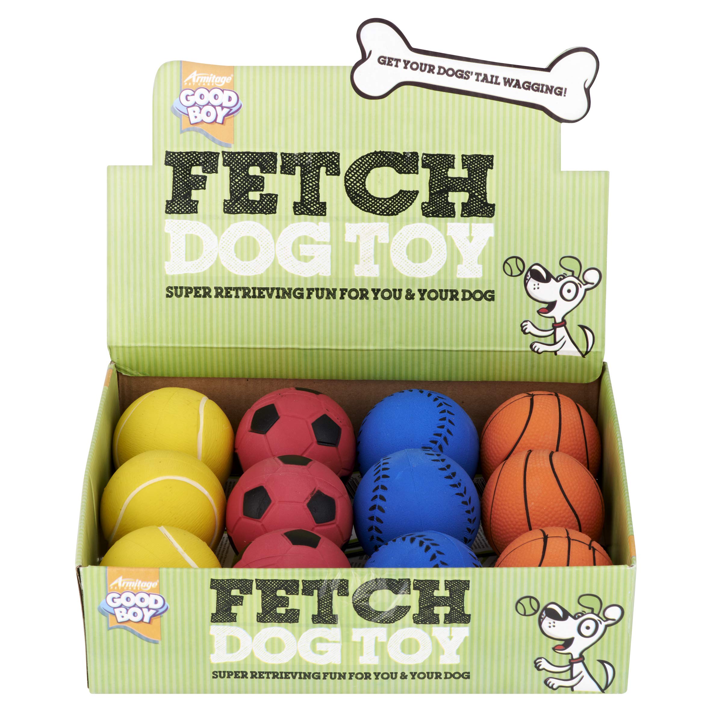 Good Boy Fetch Sponge Balls, Various, 1.23 kg