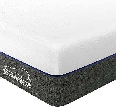 wowttrelax 8 Inch Memory Foam Mattress 90x190cm 3ft Medium Firm