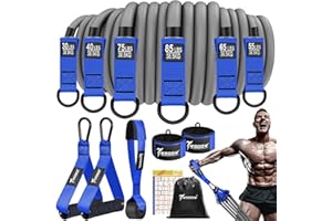 Resistance Bands, 350lbs Heavy Exercise Bands with Handles, Workout Bands for Men, Weight Fitness Bands Set for Muscle Traini