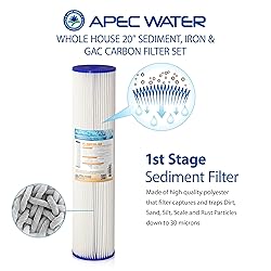 APEC Water Systems FILTER-SET-CB3-20BB 20" Whole