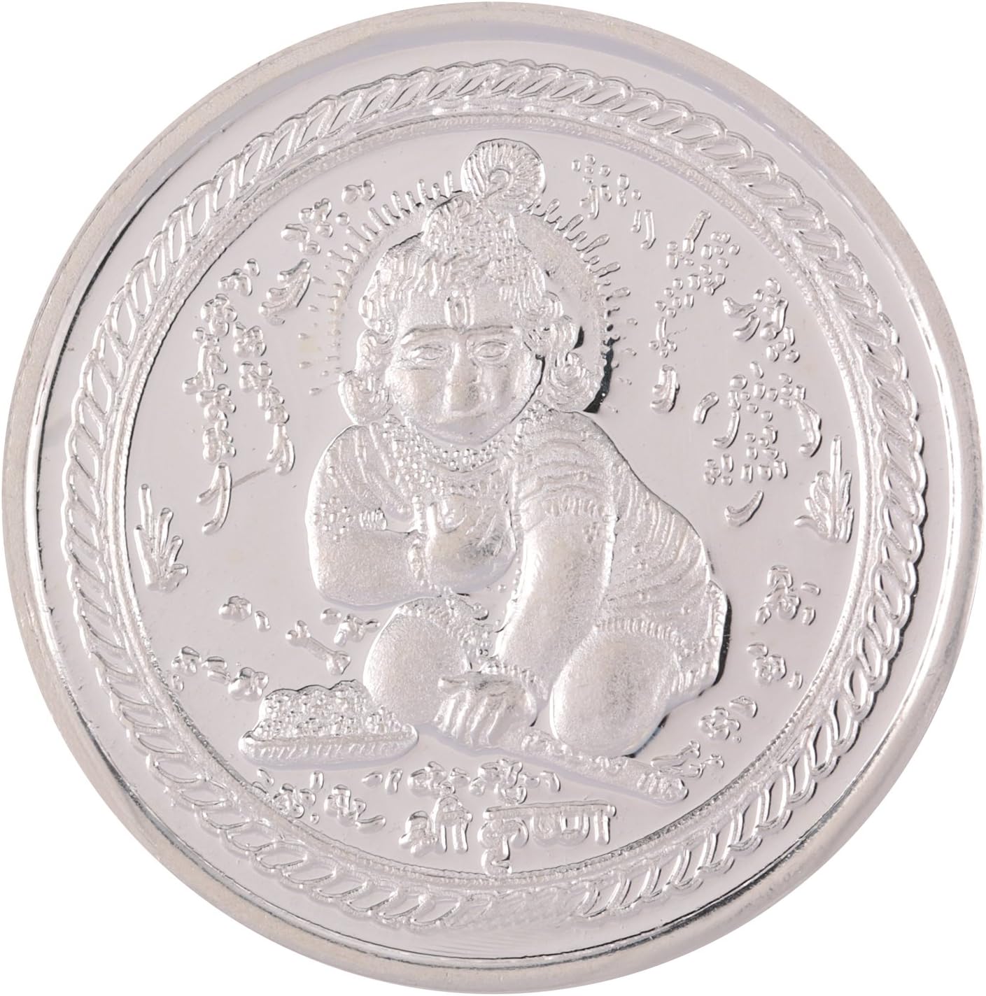 Ananth JewelsBIS Hallmarked Silver Coin 10 grams Bal Krishna