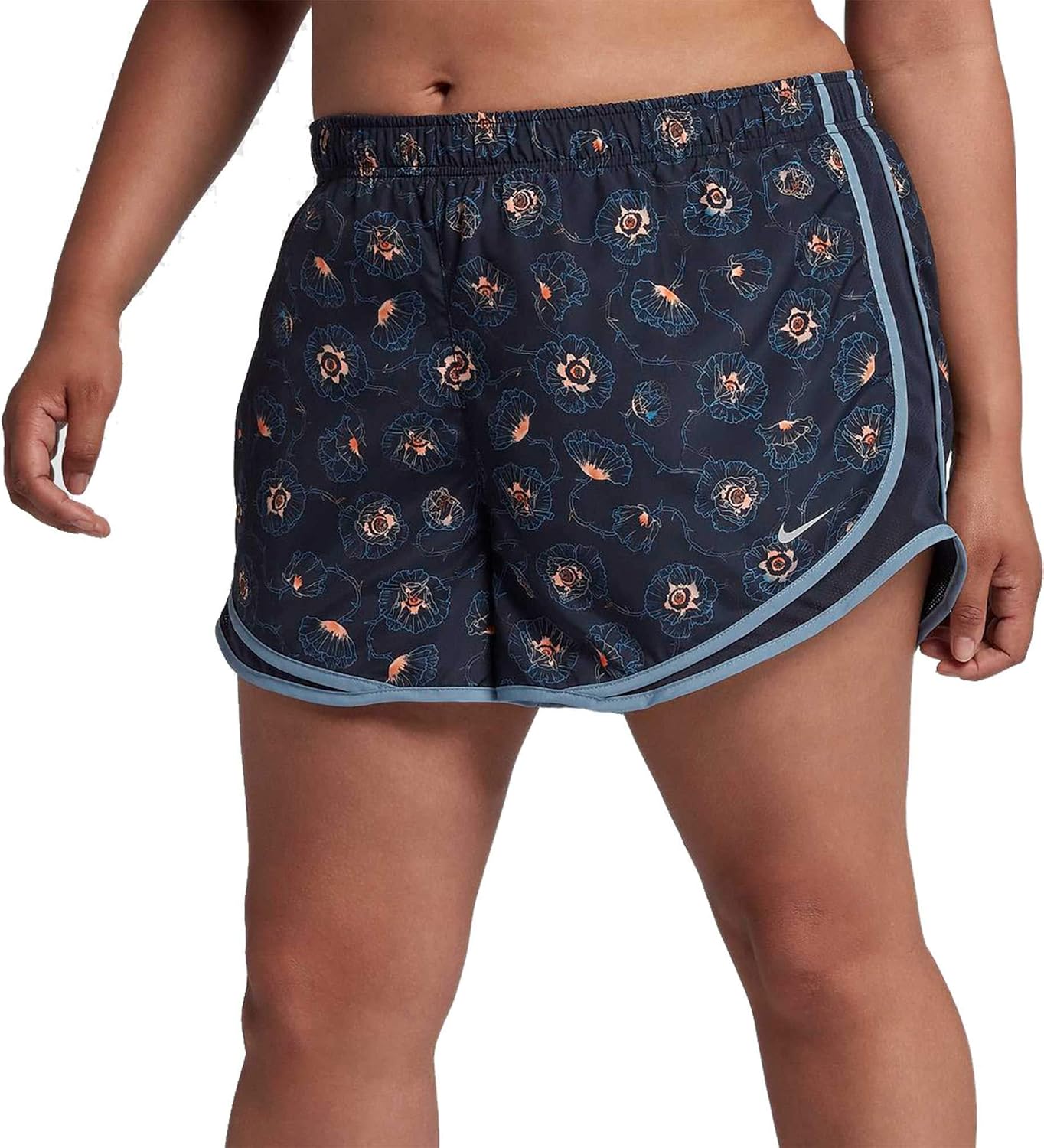 nike tempo floral shorts