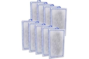 xbbwmrs 9 Count Assembled Medium Filter Cartridges Compatible with Tetra Whisper Bio-Bag Filters 10i PF10 Reptofilter 90 GPH Medium Replacement Filter Cartridges for Whisper Filter & Aquariums