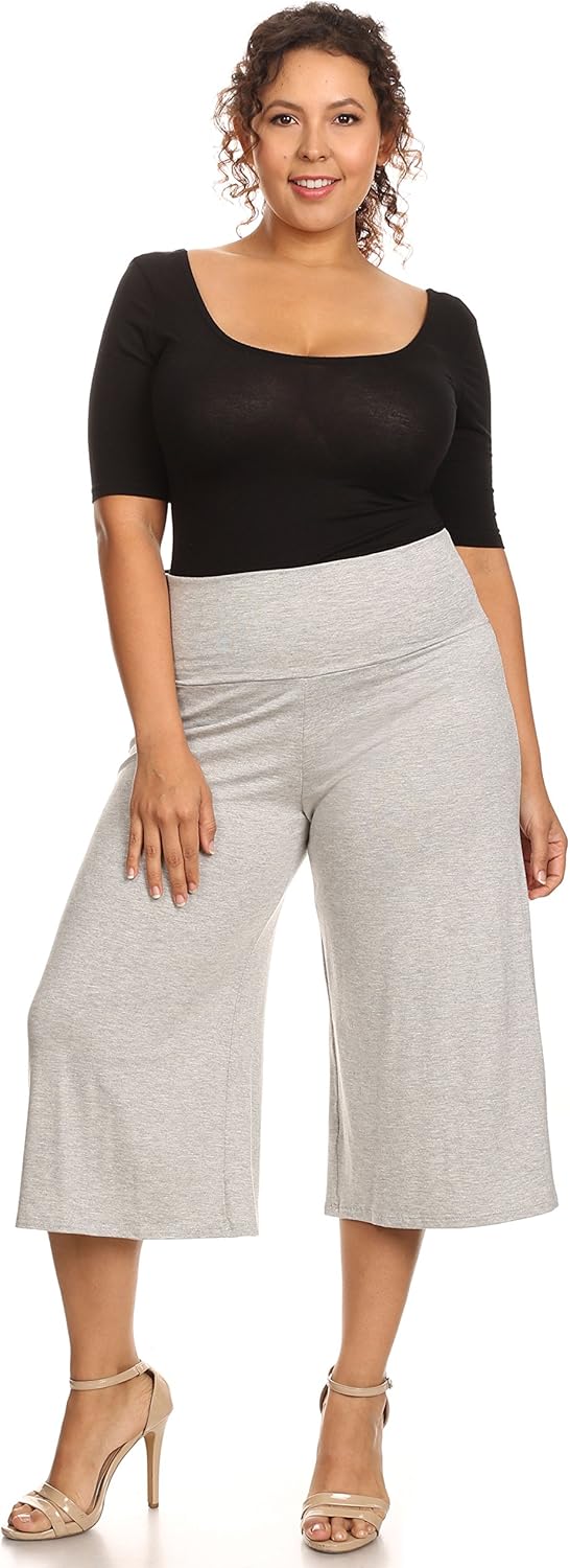 plus size gaucho capris