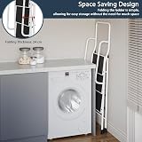 Home Vida 3 Step Ladder with Handrail Foldable Non Slip Safe Heavy Duty view 4