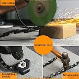 LuTuo Folding Bike Chain Lock 79cm Heavy Duty Alloy Steel with 3 Keys view 2