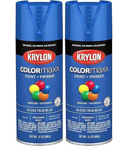Krylon K05506007 COLORmaxx Spray Paint and Primer for Indoor