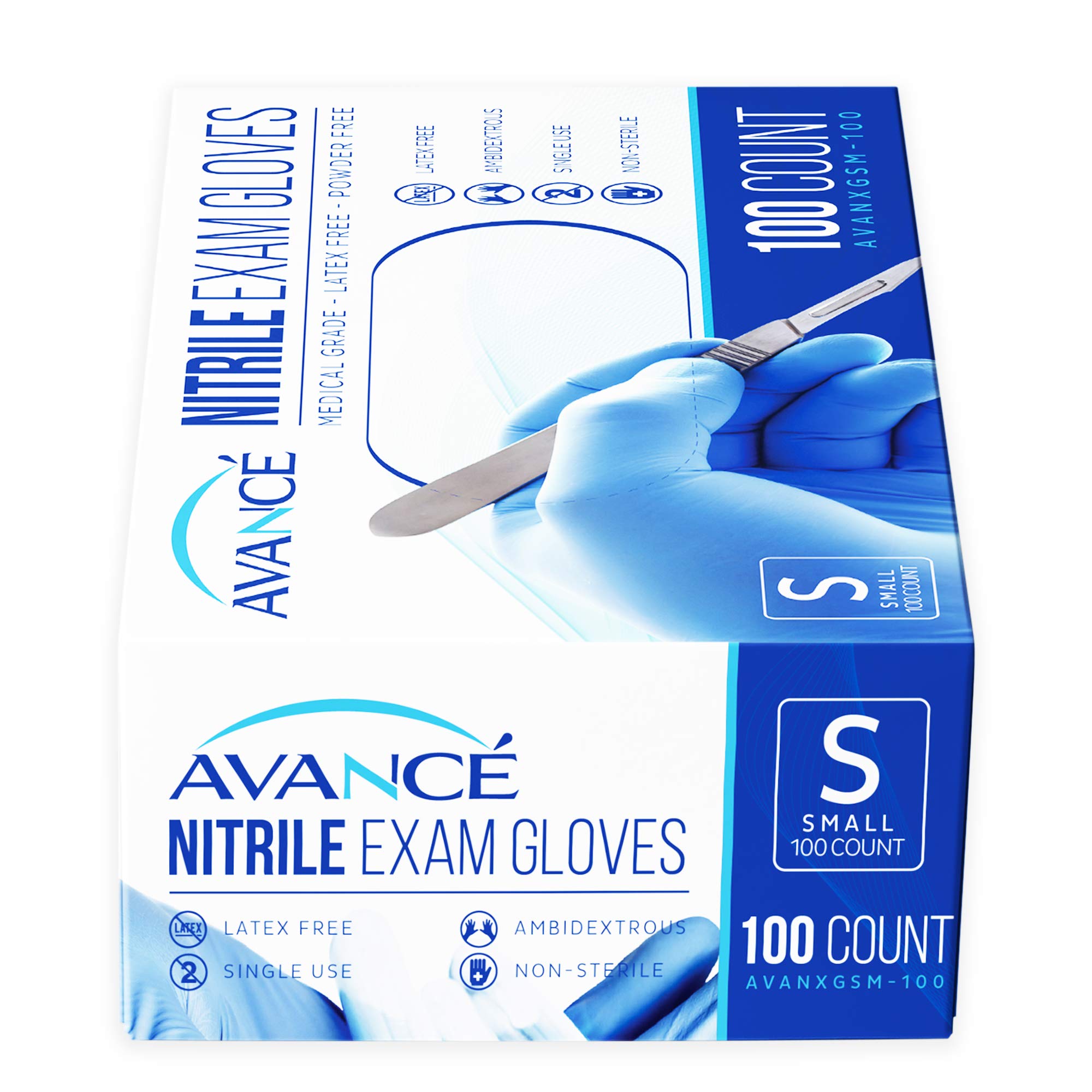Disposable Nitrile Exam Gloves – Medical Grade, Powder-Free, Latex-Free - View #2