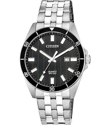 Amazon.com: Citizen Quartz Mens Watch, Stainless Steel  display picture 2