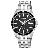 Citizen Quartz Mens Watch, Stainless Steel, Classic, Silver-Tone (Model: BI5050-54E)