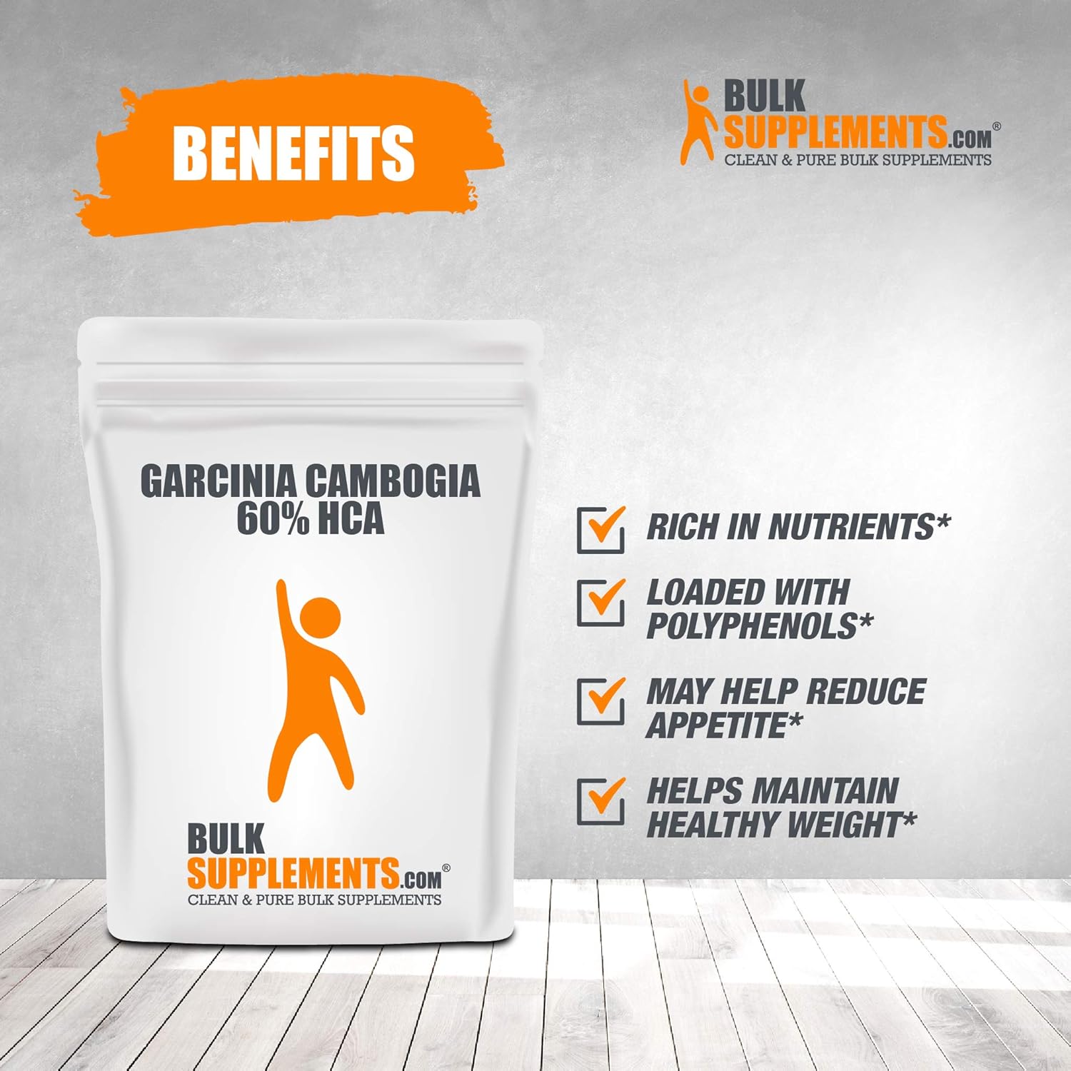 BulkSupplements Garcinia Cambogia 60% HCA Powder (100 Grams): Health & Personal Care