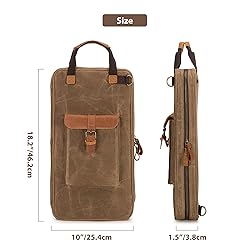 Damero Drum Stick Bag, Waxed Canvas Mallets