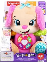 Fisher-Price Laugh & Learn Smart Stages Sis Pink Plush Toy Dutch English view 6