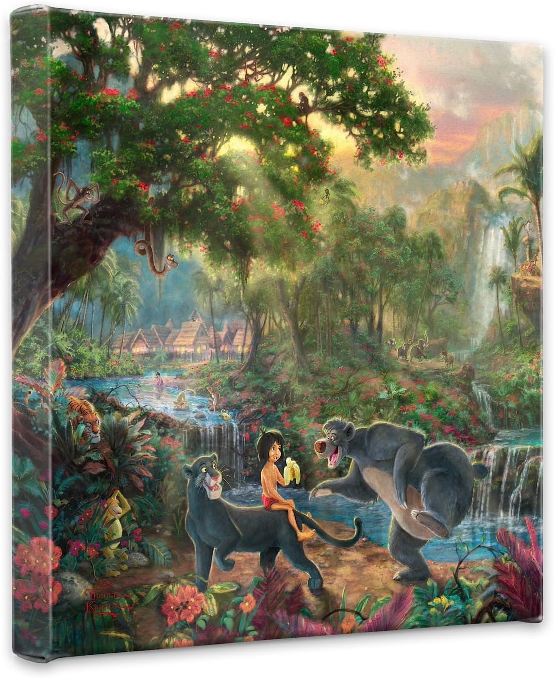 Thomas Kinkade Jungle Book Gallery Wrap Canvas