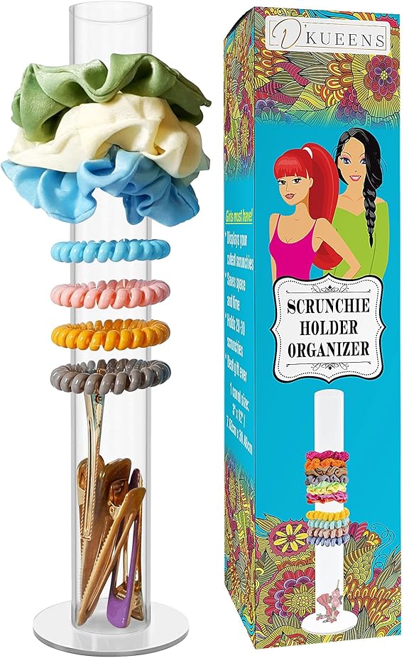 Scrunchie Holder Stand 12" Display Large Pack of Scrunchies