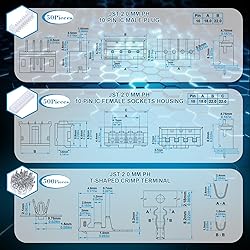 CQRobot JST PH 2.0 mm Pitch 10-Pin Electronic