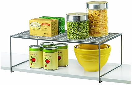Lynk Expandable Kitchen Cabinet Platinum Pantry And Closet Shelf