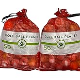 Golf Ball Planet 100 Shag/Practice/Hit Away/Range Used Golf Ball Mix in Mesh Bag