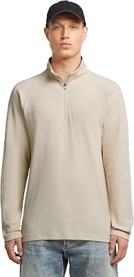 T-shirt Tweeter Homem com Meio Fecho, Branca (dk talc D26866-E176-A488), L