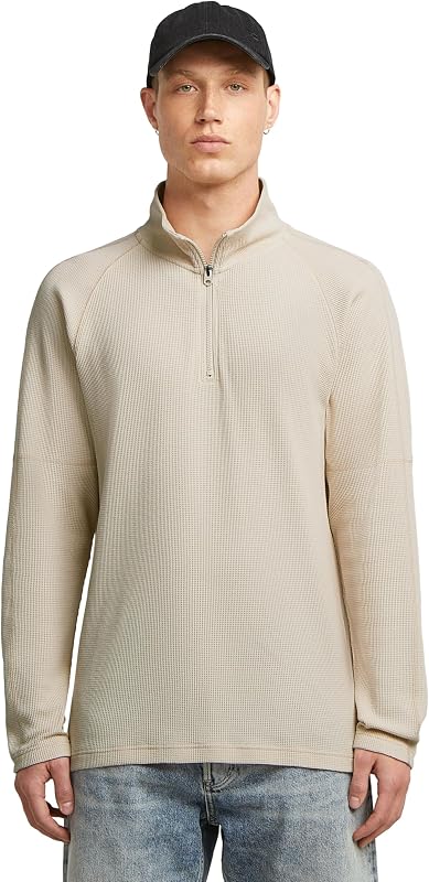 T-shirt Tweeter Homem com Meio Fecho, Branca (dk talc D26866-E176-A488), L