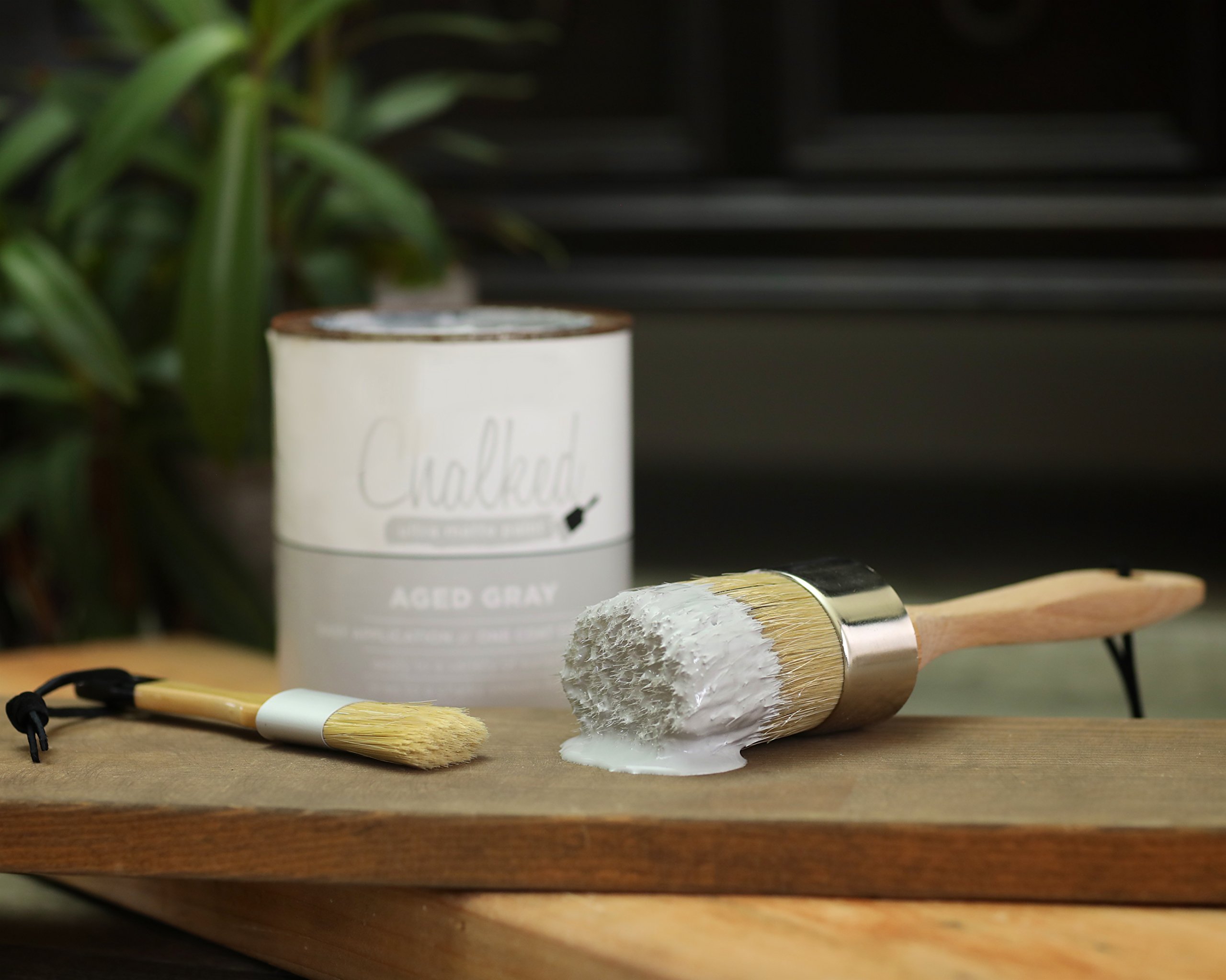 2 PC SUPER COVERAGE !!!! PROFESSIONAL CHALK AND WAX PAINT BRUSH !!! DIY Painting eBay