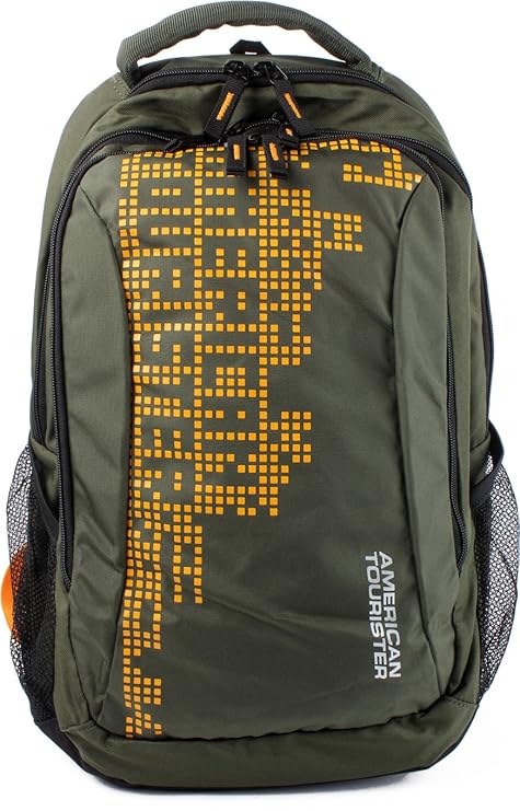 american tourister olive green backpack