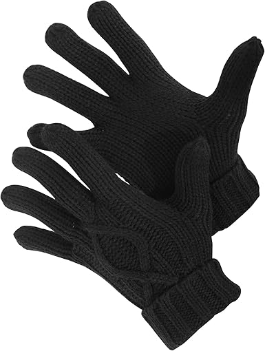 Mens Cable Knit Winter Gloves At Amazon Men S Clothing Store