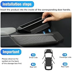 LitMiRaCle Storage Box Door Handle Storage Box for