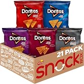 Doritos Flavored Tortilla Chips, Variety Pack, 1 oz Bags, (21 Pack) | Assortment May Vary