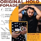 Suavecito Pomade Original Hold Medium Hold Hair Wax 4oz Water Based Men Medium view 5
