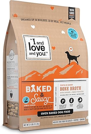 i and love and you dog food chicken and duck