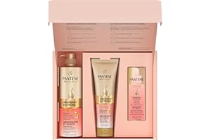 Pantene Abundant & Strong 3-Step System, Shampoo (400 ml), Conditioner (236 ml), Serum (60 ml), Strengthens at the Root, 3 Co