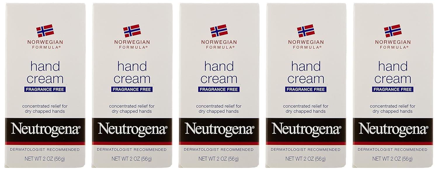 Neutrogena Hand Cream Norwegian Formula, 2 Oz (5 pack) : Beauty