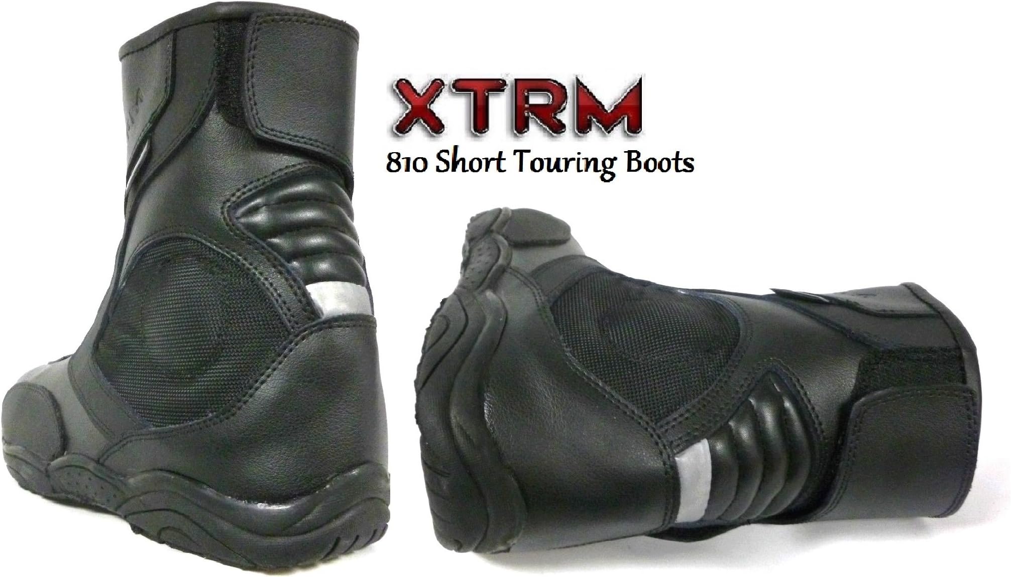 XTRM 810 MOTORBIKE NEW SHORT BOOTS Motorcycle Men & Women Touring Urban City Leather Boots