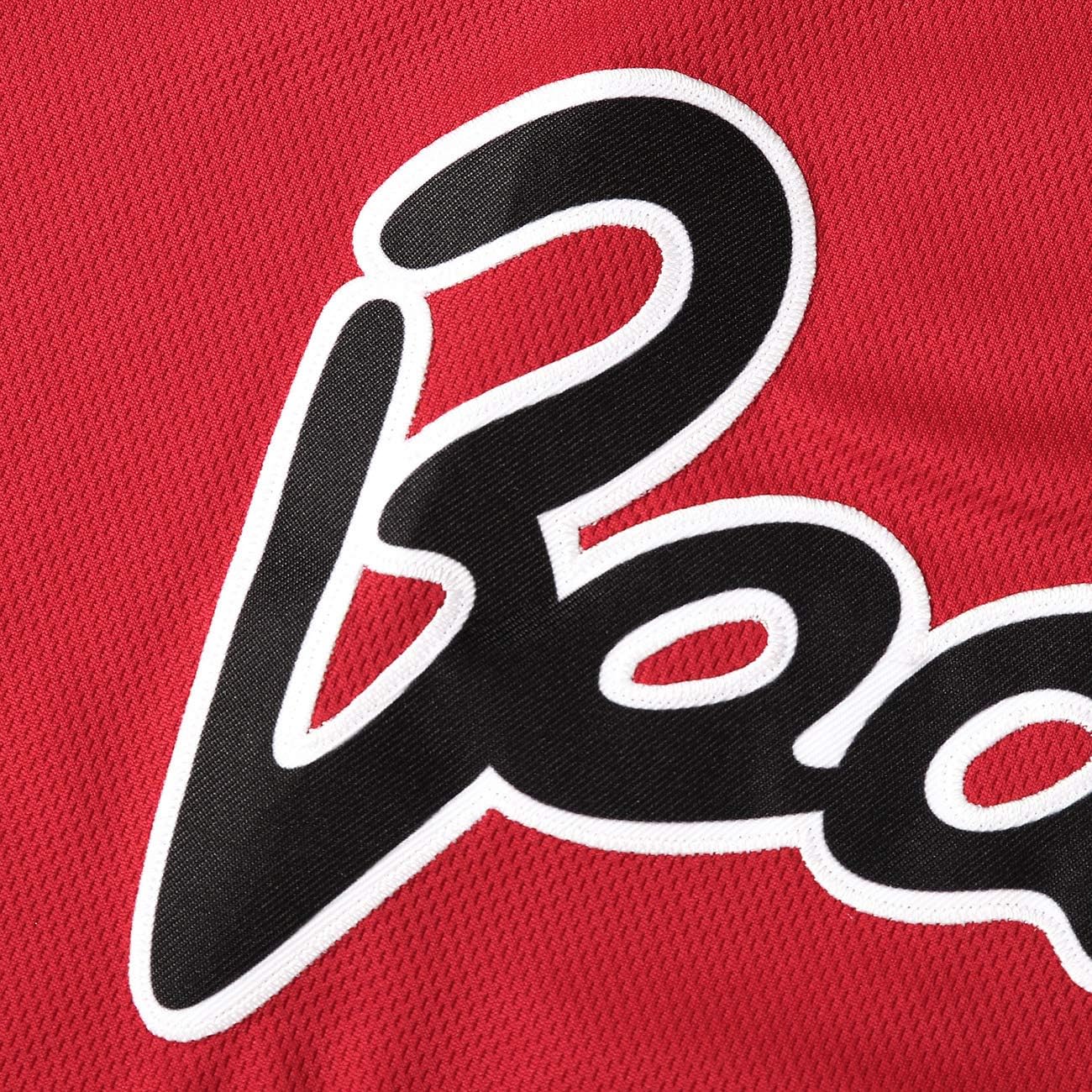 Bad Boy Baseball Jersey, 10 Clothing for Men, 90s Hip Hop Sports Shirts Black White Red Yellow Stripe Size S-XXXL: Clothing
