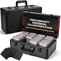 FunGuys Graded Card Storage Box, Trading Card Case for PSA Graded Pokemon Cards, Sports Card Storage Boxes as PSA Card Holder