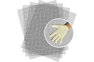 GMOTLSE Hardware Cloth 1/4 inch 304 Stainless Steel mesh Chicken Wire Fencing Wire Mesh Roll Welded Wire Fencing Garden Fence Squirrel Tunnel Network (12 x 16 Inch, 4pcs)