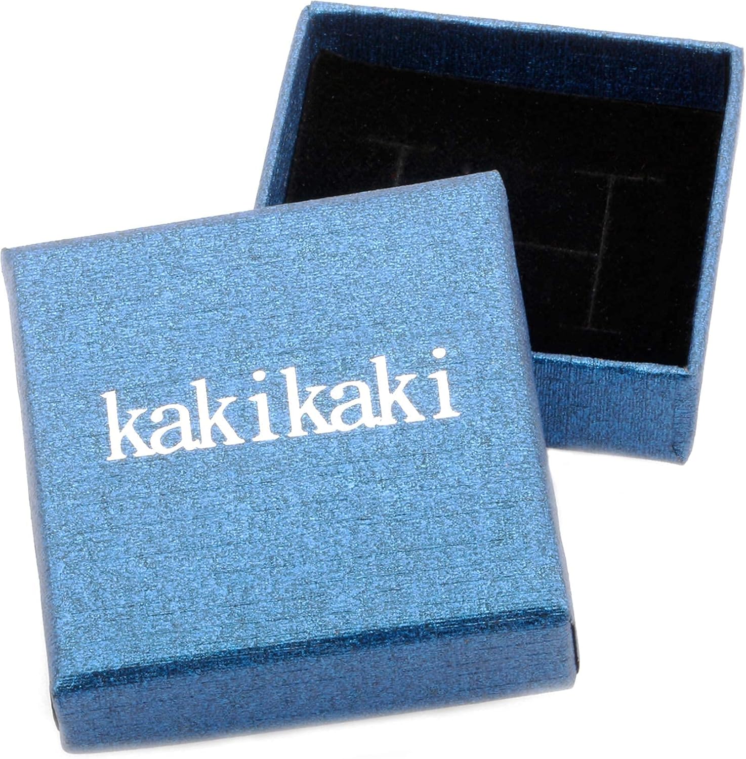 Kakikaki Sterling Silver Handmade Hammered Wide Ring Textured Statement Band Rings for Women: Clothing