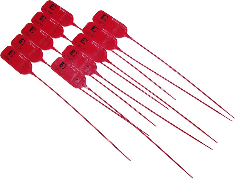 SERPRO RED Jawlock 250 Tamper Proof Seal Variable Length Security Tag 100pcs