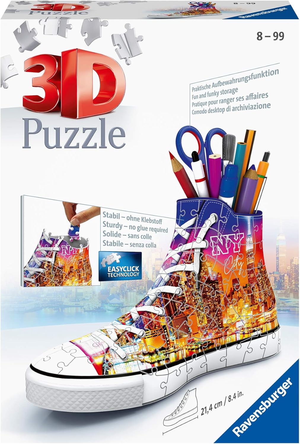 Ravensburger 3D Puzzle 11152 - Sneaker Skyline - 108 Teile - Ravensburger 3D Puzzle