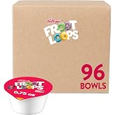 Kellogg's Froot Loops, Breakfast Cereal, Original, .75oz (96 Count)
